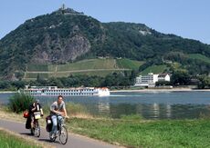 Blick zum Drachenfels - Foto: Hans-Dieter Weber