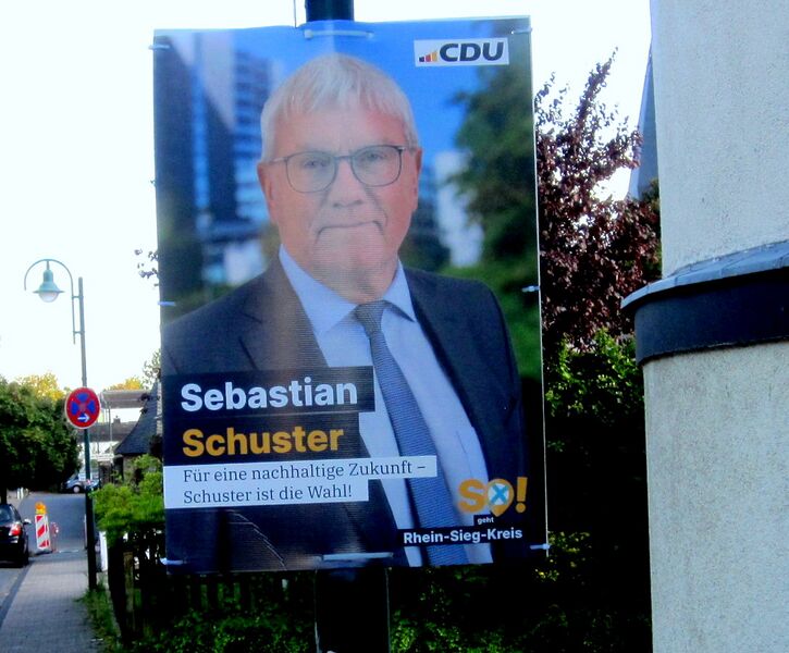 Datei:Plakat Sebastian Schuster 2025 IMG 2620.jpg